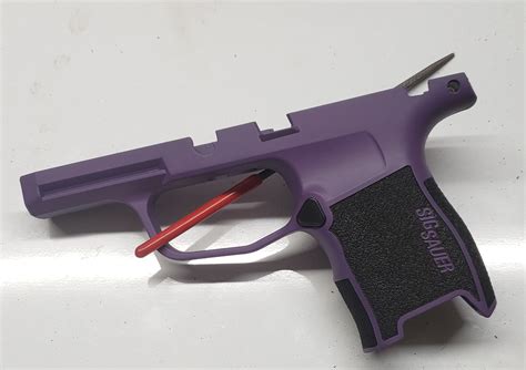 The Wilson Combat SIG-SAUER <strong>P365</strong> Polymer <strong>Grip Module</strong> features: Upgraded, high-cut 1911-style beavertail <strong>grip</strong> tang for smooth draws Modified backstrap. . P365 purple grip module